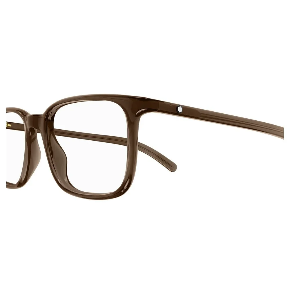 NWT Mont Blanc MB0328o Brown 54mm Eyeglasses